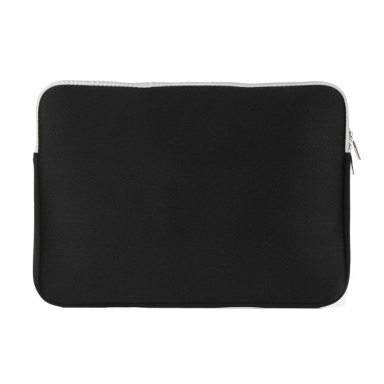 Double Pocket Zip Handbag Laptop Bag for Macbook Pro 15 inch(Black)