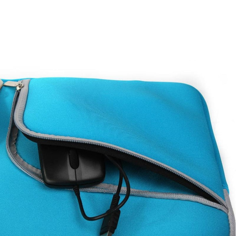 Double Pocket Zip Handbag Laptop Bag for Macbook Pro 15 inch(Black)
