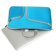 Double Pocket Zip Handbag Laptop Bag for Macbook Pro 15 inch(Black)