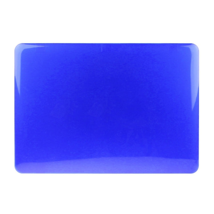 ENKAY for Macbook Air 11.6 inch (US Version) / A1370 / A1465 Hat-Prince 3 in 1 Crystal Hard Shell Plastic Protective Case with Keyboard Guard & Port Dust Plug(Dark Blue)
