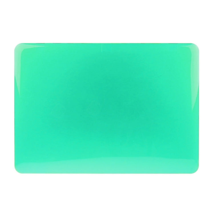 ENKAY for Macbook Air 11.6 inch (US Version) / A1370 / A1465 Hat-Prince 3 in 1 Crystal Hard Shell Plastic Protective Case with Keyboard Guard & Port Dust Plug(Green)