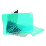 ENKAY for Macbook Air 11.6 inch (US Version) / A1370 / A1465 Hat-Prince 3 in 1 Crystal Hard Shell Plastic Protective Case with Keyboard Guard & Port Dust Plug(Green)