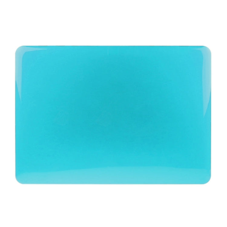 ENKAY for Macbook Air 11.6 inch (US Version) / A1370 / A1465 Hat-Prince 3 in 1 Crystal Hard Shell Plastic Protective Case with Keyboard Guard & Port Dust Plug(Blue)