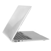 ENKAY for Macbook Air 11.6 inch (US Version) / A1370 / A1465 Hat-Prince 3 in 1 Crystal Hard Shell Plastic Protective Case with Keyboard Guard & Port Dust Plug(White)