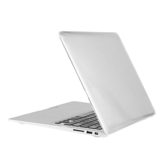 ENKAY for Macbook Air 11.6 inch (US Version) / A1370 / A1465 Hat-Prince 3 in 1 Crystal Hard Shell Plastic Protective Case with Keyboard Guard & Port Dust Plug(White)