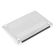ENKAY for Macbook Air 11.6 inch (US Version) / A1370 / A1465 Hat-Prince 3 in 1 Crystal Hard Shell Plastic Protective Case with Keyboard Guard & Port Dust Plug(White)