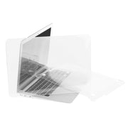 ENKAY for Macbook Air 11.6 inch (US Version) / A1370 / A1465 Hat-Prince 3 in 1 Crystal Hard Shell Plastic Protective Case with Keyboard Guard & Port Dust Plug(White)