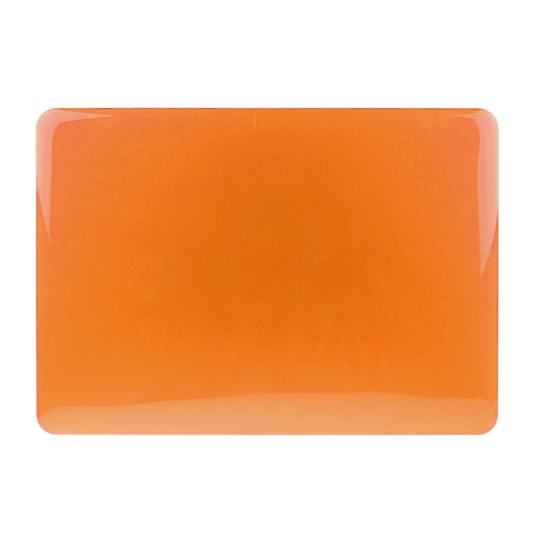 ENKAY for Macbook Air 13.3 inch (US Version) / A1369 / A1466 Hat-Prince 3 in 1 Crystal Hard Shell Plastic Protective Case with Keyboard Guard & Port Dust Plug(Orange)
