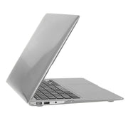 ENKAY for Macbook Air 13.3 inch (US Version) / A1369 / A1466 Hat-Prince 3 in 1 Crystal Hard Shell Plastic Protective Case with Keyboard Guard & Port Dust Plug(Grey)