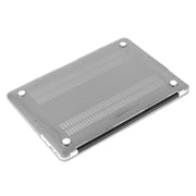 ENKAY for Macbook Air 13.3 inch (US Version) / A1369 / A1466 Hat-Prince 3 in 1 Crystal Hard Shell Plastic Protective Case with Keyboard Guard & Port Dust Plug(Grey)