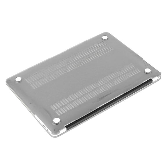 ENKAY for Macbook Air 13.3 inch (US Version) / A1369 / A1466 Hat-Prince 3 in 1 Crystal Hard Shell Plastic Protective Case with Keyboard Guard & Port Dust Plug(Grey)