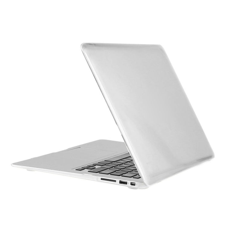 ENKAY for Macbook Air 13.3 inch (US Version) / A1369 / A1466 Hat-Prince 3 in 1 Crystal Hard Shell Plastic Protective Case with Keyboard Guard & Port Dust Plug(White)