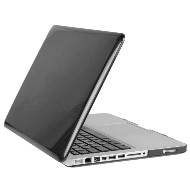 ENKAY for Macbook Pro 13.3 inch (US Version) / A1278 Hat-Prince 3 in 1 Crystal Hard Shell Plastic Protective Case with Keyboard Guard & Port Dust Plug(Black)