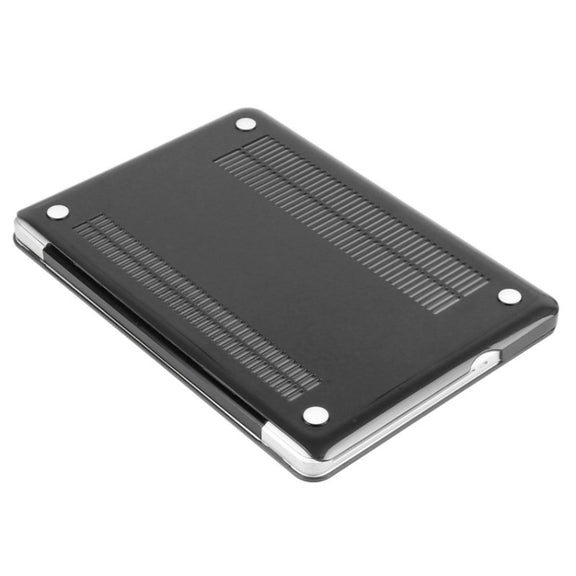 ENKAY for Macbook Pro 13.3 inch (US Version) / A1278 Hat-Prince 3 in 1 Crystal Hard Shell Plastic Protective Case with Keyboard Guard & Port Dust Plug(Black)