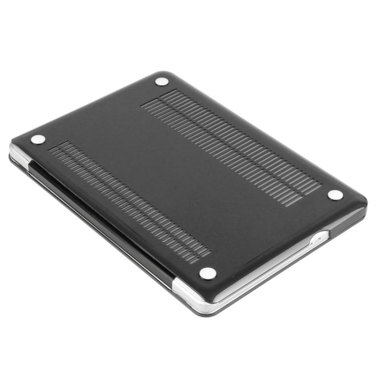 ENKAY for Macbook Pro 13.3 inch (US Version) / A1278 Hat-Prince 3 in 1 Crystal Hard Shell Plastic Protective Case with Keyboard Guard & Port Dust Plug(Black)