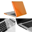 ENKAY for Macbook Pro 13.3 inch (US Version) / A1278 Hat-Prince 3 in 1 Crystal Hard Shell Plastic Protective Case with Keyboard Guard & Port Dust Plug(Orange) - free shipping - PMC Jewellery - Order now!