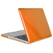 ENKAY for Macbook Pro 13.3 inch (US Version) / A1278 Hat-Prince 3 in 1 Crystal Hard Shell Plastic Protective Case with Keyboard Guard & Port Dust Plug(Orange)