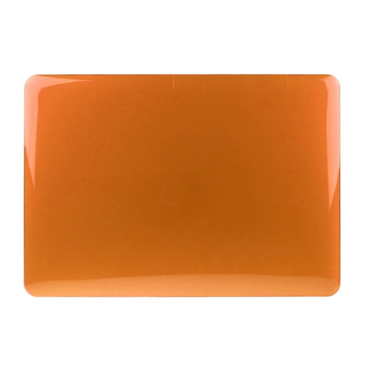 ENKAY for Macbook Pro 13.3 inch (US Version) / A1278 Hat-Prince 3 in 1 Crystal Hard Shell Plastic Protective Case with Keyboard Guard & Port Dust Plug(Orange)