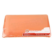 ENKAY for Macbook Pro 13.3 inch (US Version) / A1278 Hat-Prince 3 in 1 Crystal Hard Shell Plastic Protective Case with Keyboard Guard & Port Dust Plug(Orange)