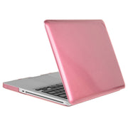 ENKAY for Macbook Pro 13.3 inch (US Version) / A1278 Hat-Prince 3 in 1 Crystal Hard Shell Plastic Protective Case with Keyboard Guard & Port Dust Plug(Pink)