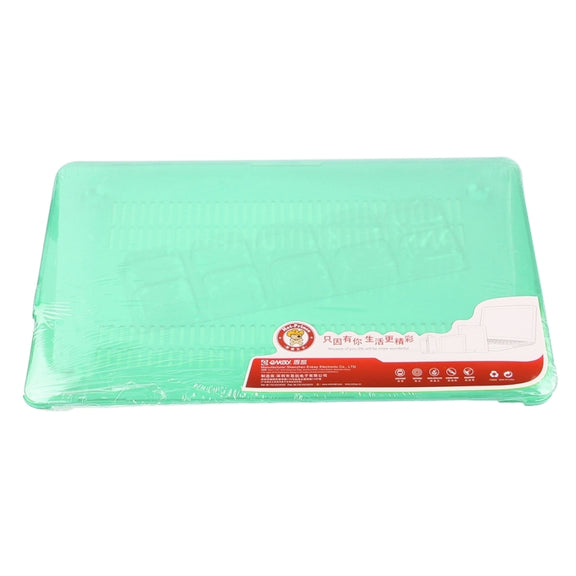 ENKAY for Macbook Pro 13.3 inch (US Version) / A1278 Hat-Prince 3 in 1 Crystal Hard Shell Plastic Protective Case with Keyboard Guard & Port Dust Plug(Green)