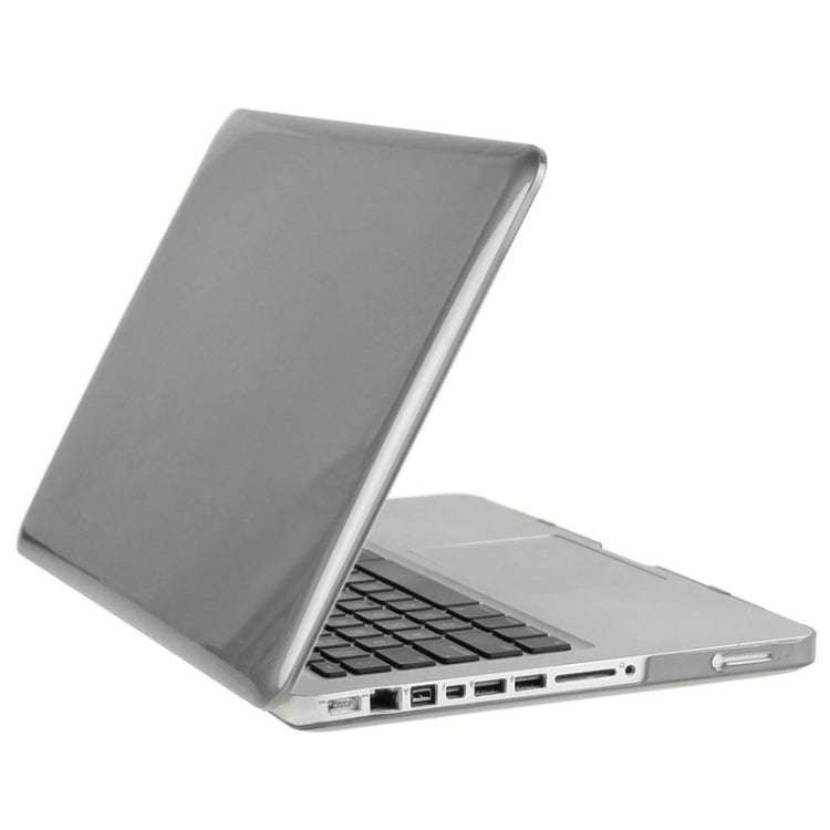 ENKAY for Macbook Pro 13.3 inch (US Version) / A1278 Hat-Prince 3 in 1 Crystal Hard Shell Plastic Protective Case with Keyboard Guard & Port Dust Plug(Grey)