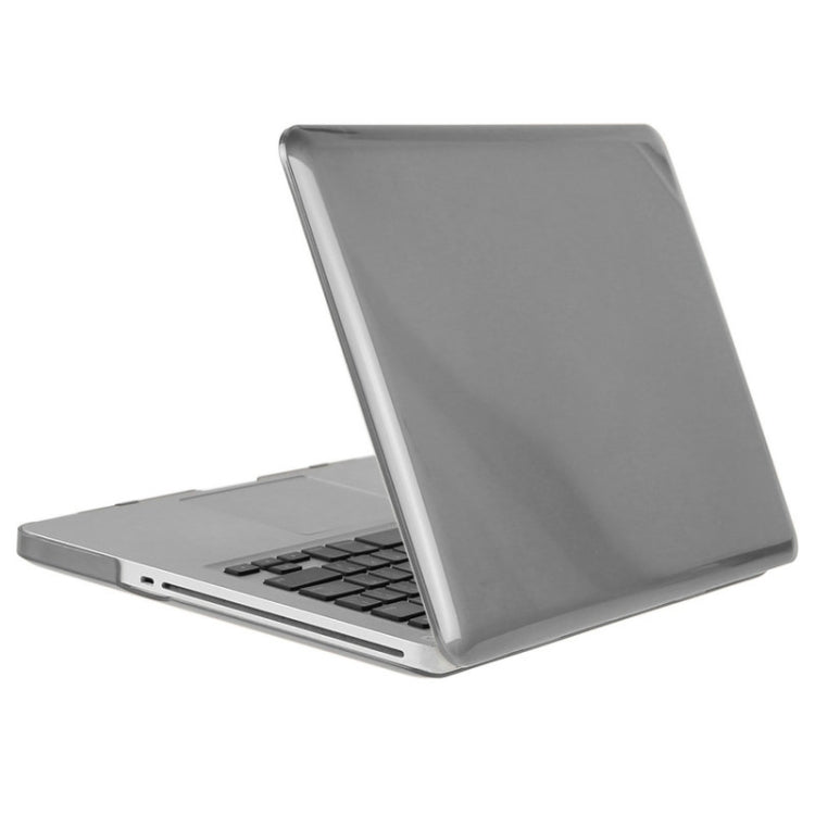 ENKAY for Macbook Pro 13.3 inch (US Version) / A1278 Hat-Prince 3 in 1 Crystal Hard Shell Plastic Protective Case with Keyboard Guard & Port Dust Plug(Grey)