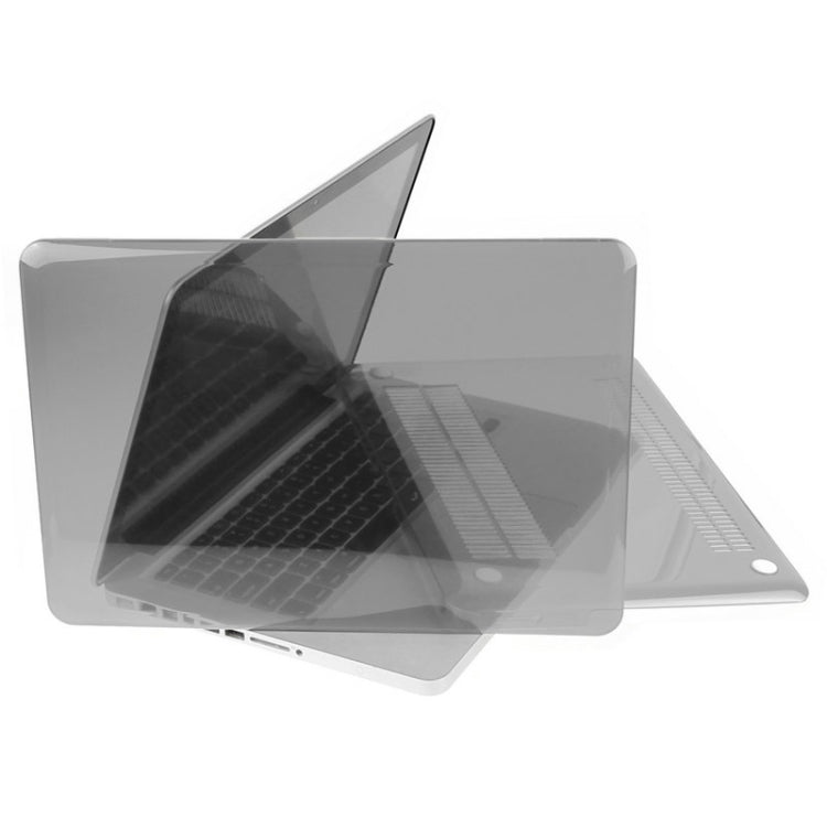 ENKAY for Macbook Pro 13.3 inch (US Version) / A1278 Hat-Prince 3 in 1 Crystal Hard Shell Plastic Protective Case with Keyboard Guard & Port Dust Plug(Grey)