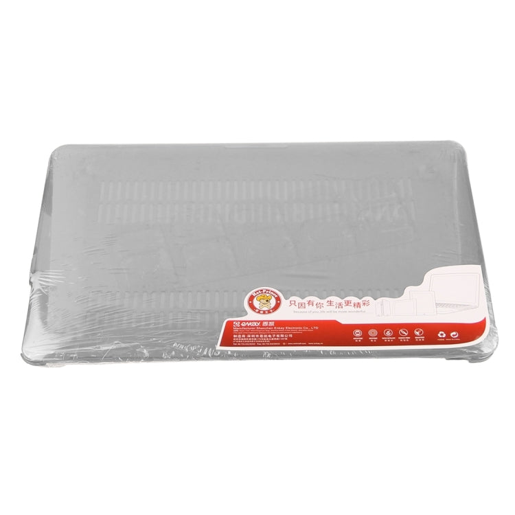 ENKAY for Macbook Pro 13.3 inch (US Version) / A1278 Hat-Prince 3 in 1 Crystal Hard Shell Plastic Protective Case with Keyboard Guard & Port Dust Plug(Grey)