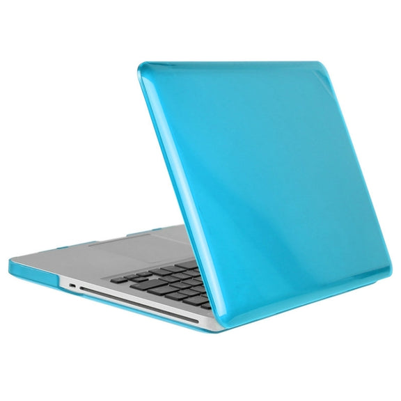 ENKAY for Macbook Pro 13.3 inch (US Version) / A1278 Hat-Prince 3 in 1 Crystal Hard Shell Plastic Protective Case with Keyboard Guard & Port Dust Plug(Blue)
