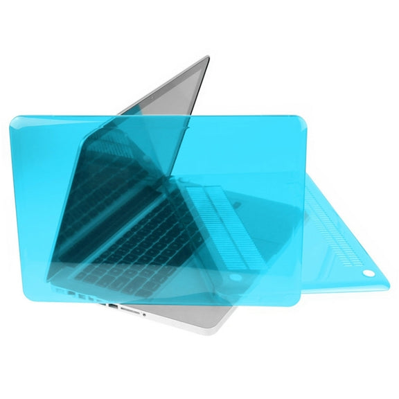 ENKAY for Macbook Pro 13.3 inch (US Version) / A1278 Hat-Prince 3 in 1 Crystal Hard Shell Plastic Protective Case with Keyboard Guard & Port Dust Plug(Blue)