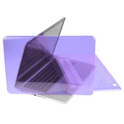ENKAY for Macbook Pro 13.3 inch (US Version) / A1278 Hat-Prince 3 in 1 Crystal Hard Shell Plastic Protective Case with Keyboard Guard & Port Dust Plug(Purple)