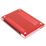 ENKAY for Macbook Pro 13.3 inch (US Version) / A1278 Hat-Prince 3 in 1 Crystal Hard Shell Plastic Protective Case with Keyboard Guard & Port Dust Plug(Red)