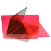 ENKAY for Macbook Pro 13.3 inch (US Version) / A1278 Hat-Prince 3 in 1 Crystal Hard Shell Plastic Protective Case with Keyboard Guard & Port Dust Plug(Red)