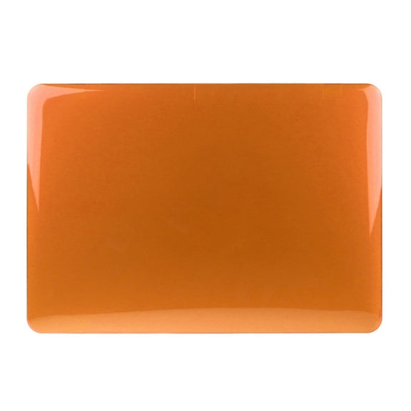 ENKAY for Macbook Pro Retina 13.3 inch (US Version) / A1425 / A1502 Hat-Prince 3 in 1 Crystal Hard Shell Plastic Protective Case with Keyboard Guard & Port Dust Plug(Orange)