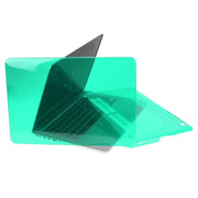 ENKAY for Macbook Pro Retina 13.3 inch (US Version) / A1425 / A1502 Hat-Prince 3 in 1 Crystal Hard Shell Plastic Protective Case with Keyboard Guard & Port Dust Plug(Green)