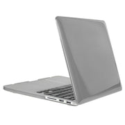 ENKAY for Macbook Pro Retina 13.3 inch (US Version) / A1425 / A1502 Hat-Prince 3 in 1 Crystal Hard Shell Plastic Protective Case with Keyboard Guard & Port Dust Plug(Grey)