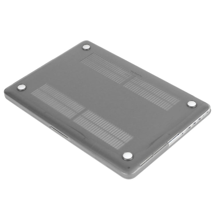 ENKAY for Macbook Pro Retina 13.3 inch (US Version) / A1425 / A1502 Hat-Prince 3 in 1 Crystal Hard Shell Plastic Protective Case with Keyboard Guard & Port Dust Plug(Grey)