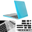 ENKAY for Macbook Pro Retina 13.3 inch (US Version) / A1425 / A1502 Hat-Prince 3 in 1 Crystal Hard Shell Plastic Protective Case with Keyboard Guard & Port Dust Plug(Blue) - free shipping - PMC Jewellery - Order now!