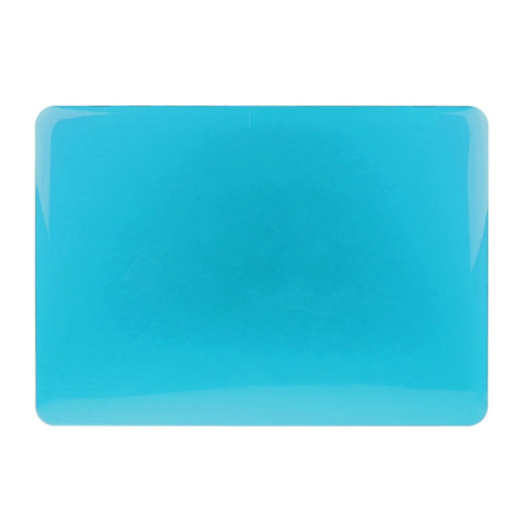 ENKAY for Macbook Pro Retina 13.3 inch (US Version) / A1425 / A1502 Hat-Prince 3 in 1 Crystal Hard Shell Plastic Protective Case with Keyboard Guard & Port Dust Plug(Blue)