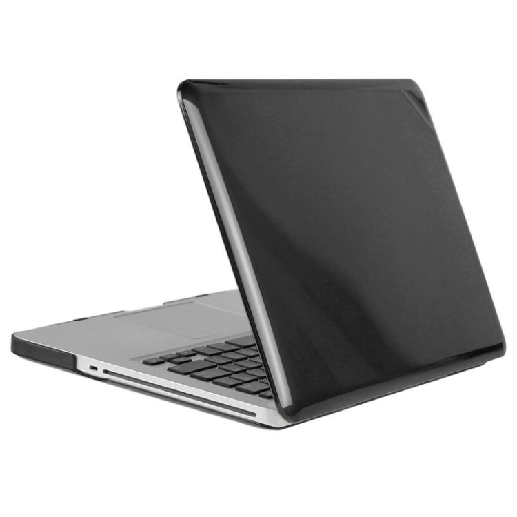 ENKAY for Macbook Pro 15.4 inch (US Version) / A1286 Hat-Prince 3 in 1 Crystal Hard Shell Plastic Protective Case with Keyboard Guard & Port Dust Plug(Black)
