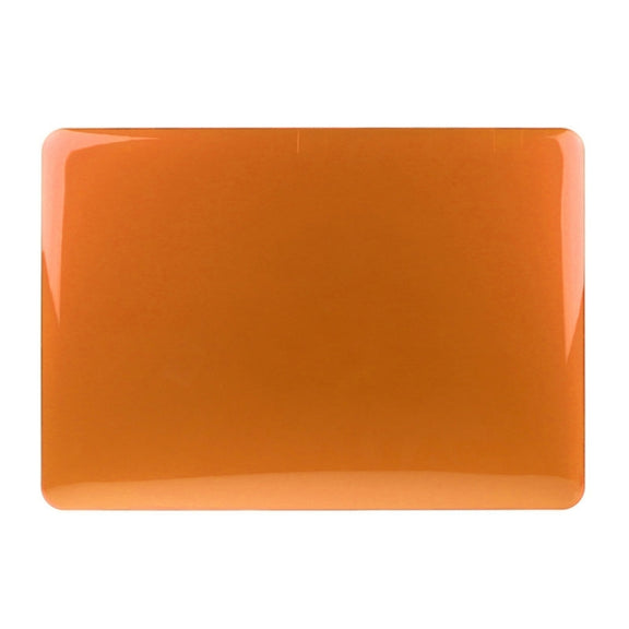ENKAY for Macbook Pro 15.4 inch (US Version) / A1286 Hat-Prince 3 in 1 Crystal Hard Shell Plastic Protective Case with Keyboard Guard & Port Dust Plug(Orange)