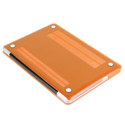 ENKAY for Macbook Pro 15.4 inch (US Version) / A1286 Hat-Prince 3 in 1 Crystal Hard Shell Plastic Protective Case with Keyboard Guard & Port Dust Plug(Orange)