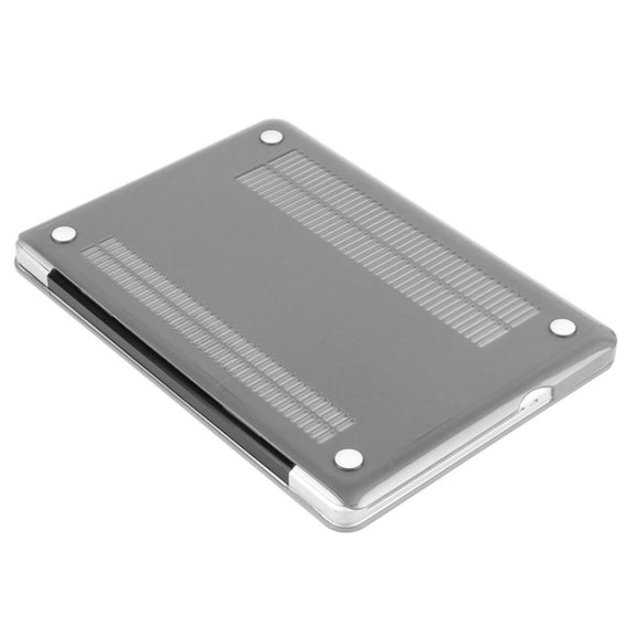 ENKAY for Macbook Pro 15.4 inch (US Version) / A1286 Hat-Prince 3 in 1 Crystal Hard Shell Plastic Protective Case with Keyboard Guard & Port Dust Plug(Grey)