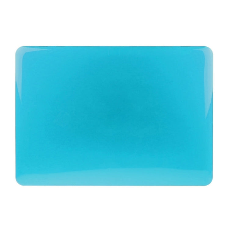 ENKAY for Macbook Pro 15.4 inch (US Version) / A1286 Hat-Prince 3 in 1 Crystal Hard Shell Plastic Protective Case with Keyboard Guard & Port Dust Plug(Blue)