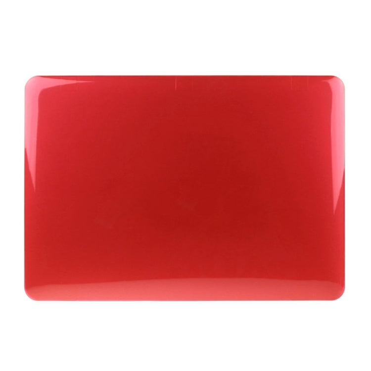 ENKAY for Macbook Pro 15.4 inch (US Version) / A1286 Hat-Prince 3 in 1 Crystal Hard Shell Plastic Protective Case with Keyboard Guard & Port Dust Plug(Red)