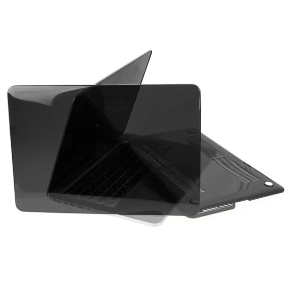 ENKAY for Macbook Pro Retina 15.4 inch (US Version) / A1398 Hat-Prince 3 in 1 Crystal Hard Shell Plastic Protective Case with Keyboard Guard & Port Dust Plug(Black)