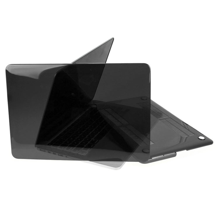 ENKAY for Macbook Pro Retina 15.4 inch (US Version) / A1398 Hat-Prince 3 in 1 Crystal Hard Shell Plastic Protective Case with Keyboard Guard & Port Dust Plug(Black)