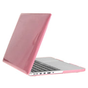 ENKAY for Macbook Pro Retina 15.4 inch (US Version) / A1398 Hat-Prince 3 in 1 Crystal Hard Shell Plastic Protective Case with Keyboard Guard & Port Dust Plug(Pink)
