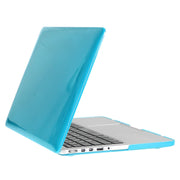 ENKAY for Macbook Pro Retina 15.4 inch (US Version) / A1398 Hat-Prince 3 in 1 Crystal Hard Shell Plastic Protective Case with Keyboard Guard & Port Dust Plug(Blue)
